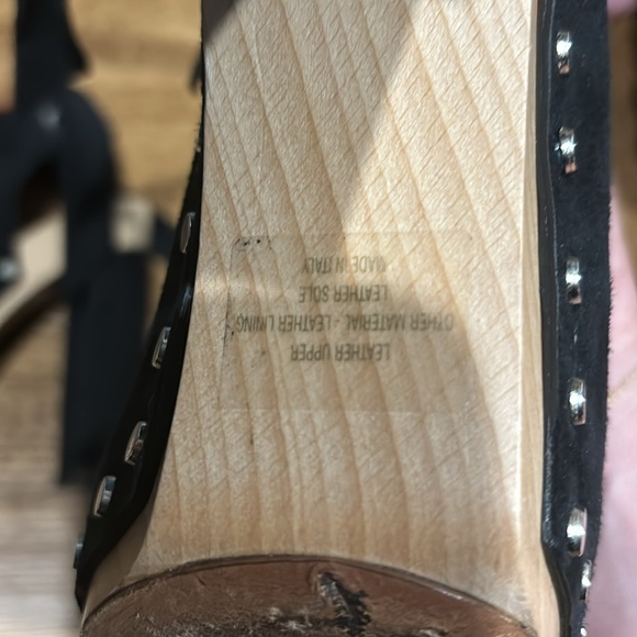 Proenza Schouler clog, sandals, suede, leather and wood!! - Picture 5 of 9